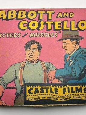 16mm Castle Films Abbot & Costello, Oysters and Muscles 1946 Black & White